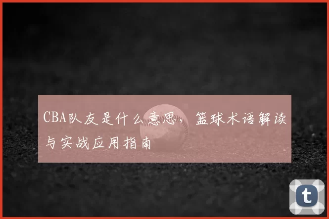 CBA队友是什么意思，篮球术语解读与实战应用指南
