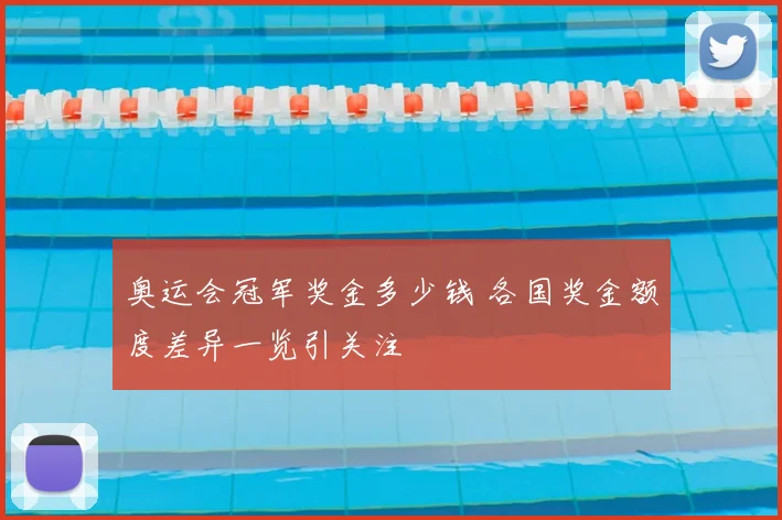 奥运会冠军奖金多少钱 各国奖金额度差异一览引关注