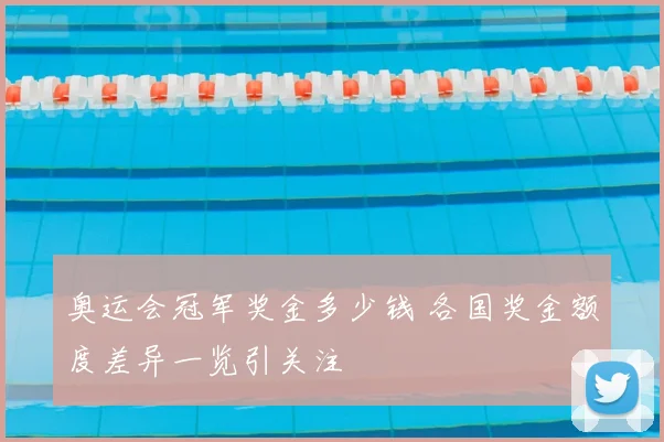 奥运会冠军奖金多少钱 各国奖金额度差异一览引关注